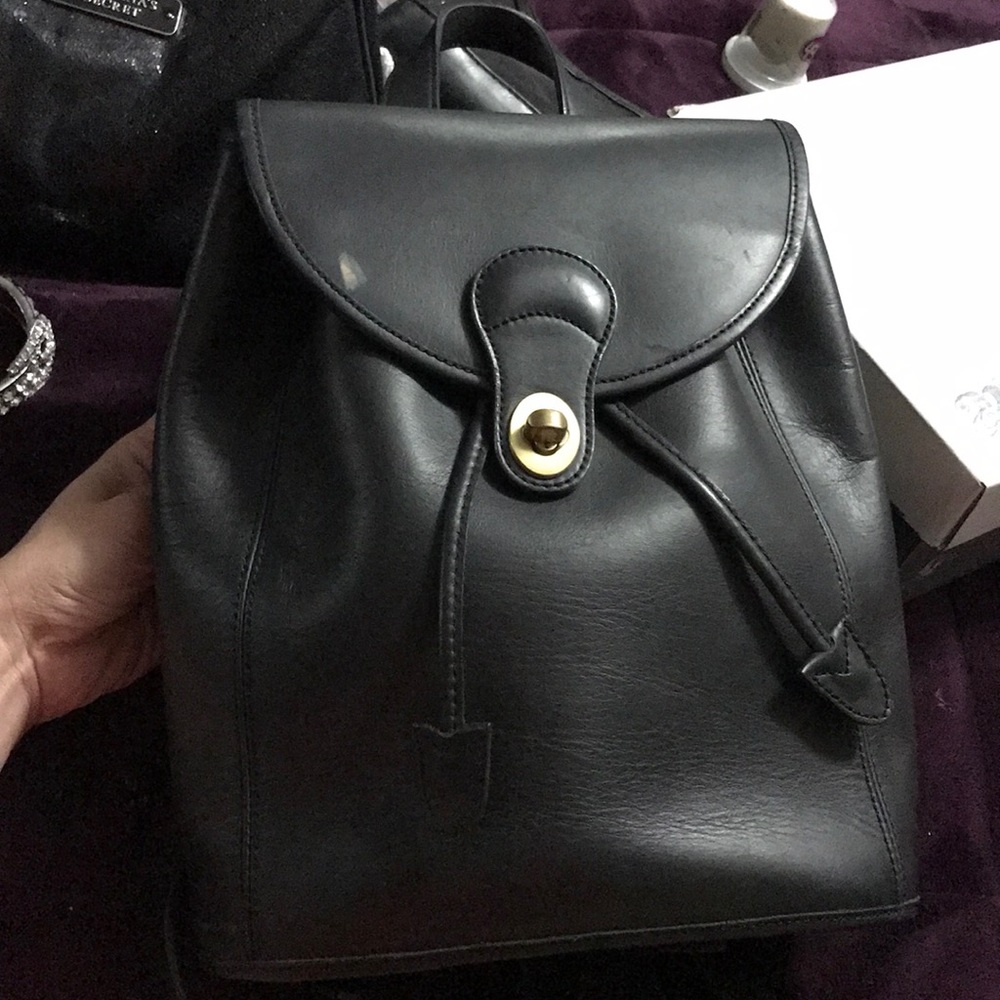 Vintage Coach leather backpack